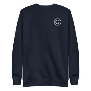 Grimké ‘G’ Premium Fleece Crewneck Sweatshirt (Navy)