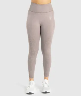 Gymshark Vital Rise Seamless Leggings - Taupe Marl