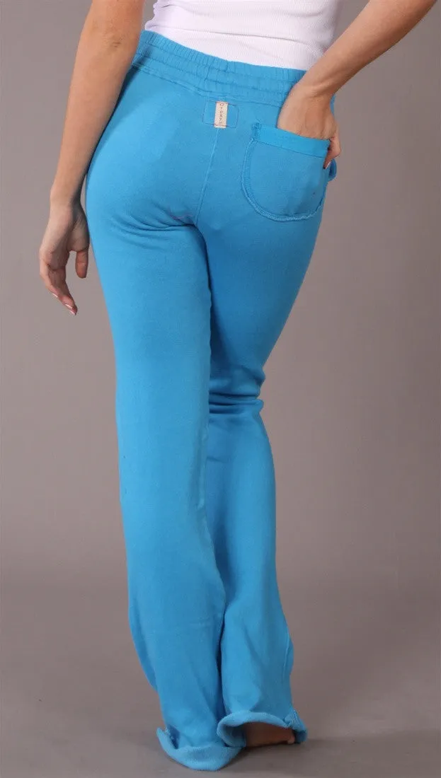 Gypsy 05 Riley Foldover Sweatpants Turquoise