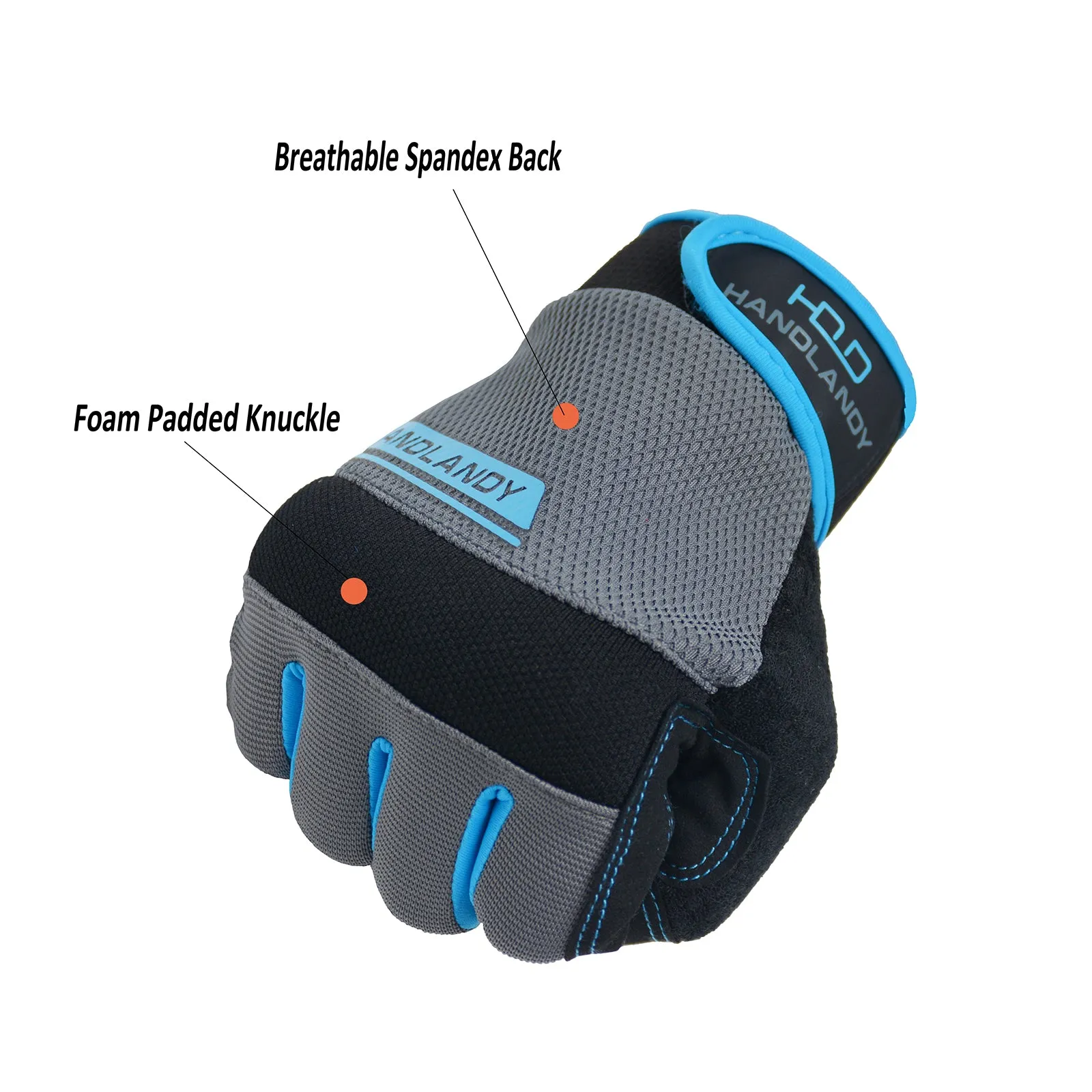 Handlandy Wholesale Men Women Mechanic Working Gloves Touch Screen 6035 (36/72/120 Pairs)