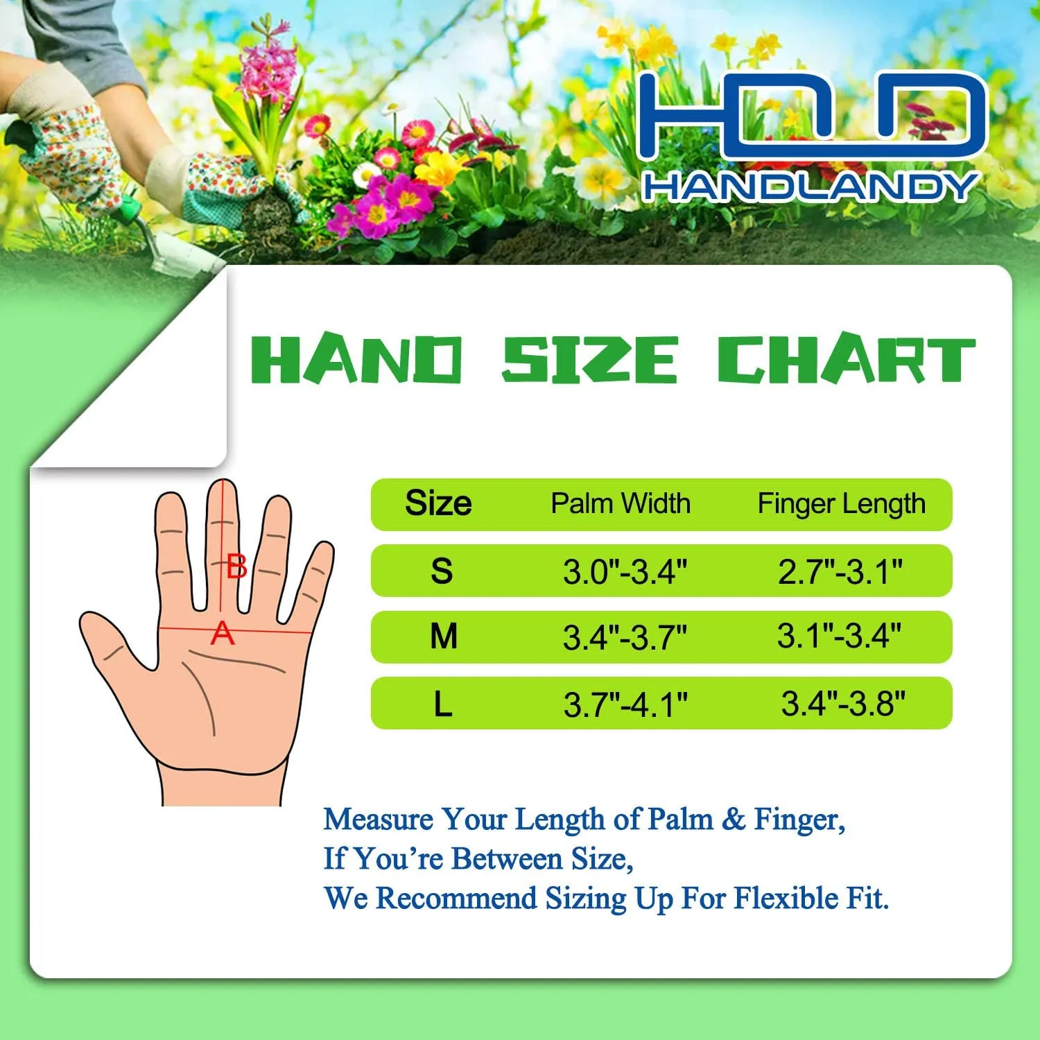 Handlandy Wholesale Women Gardening Gloves Pigskin Leather Long Gauntlet 1601 (36/72/120 Pairs)