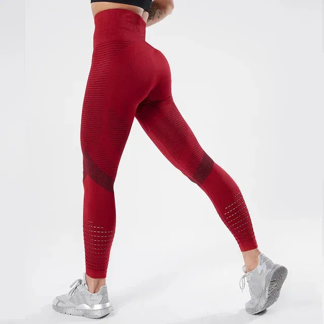 High Waist Sportswear Fitness Legging with Breathable Fabric