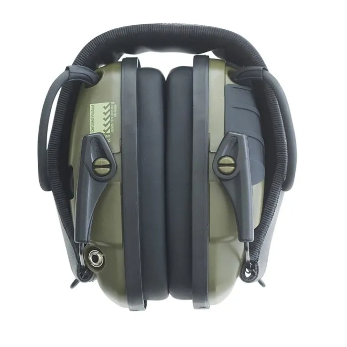 Honeywell Howard Leight R-01526SIOC Impact Sport Electronic Shooting Earmuff, Green, One Size, Box of 6