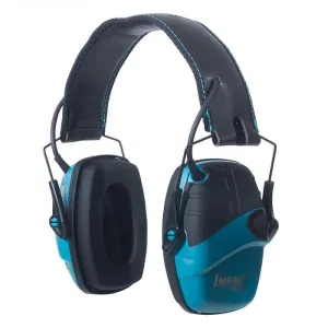 Honeywell Howard Leight R-02521SIOC Impact Sport Electronic Shooting Earmuff, Teal, One Size, 1 Each