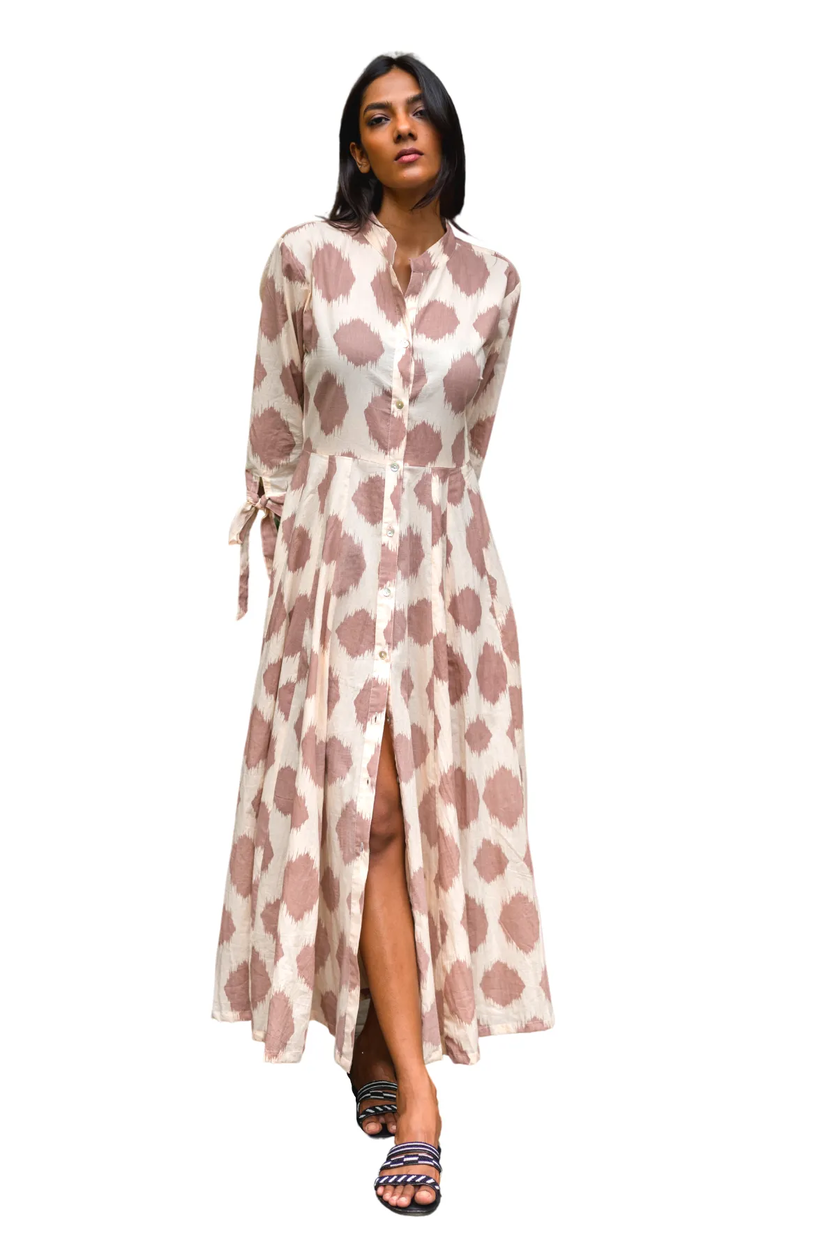 Indra Dress - Cashmere Ikat