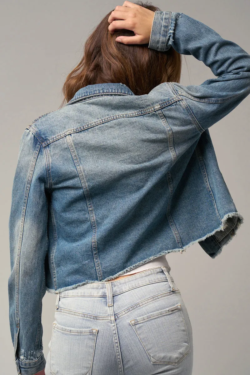 Insane Denim Faith Cropped Jackets