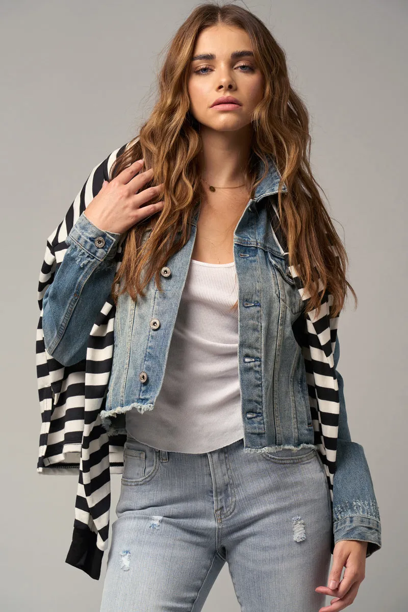 Insane Denim Faith Cropped Jackets