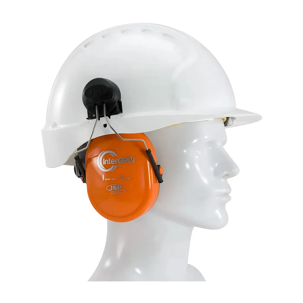 JSP 262-AEK010-HV Hi-Vis Cap Mounted Ear Muff - NRR 20