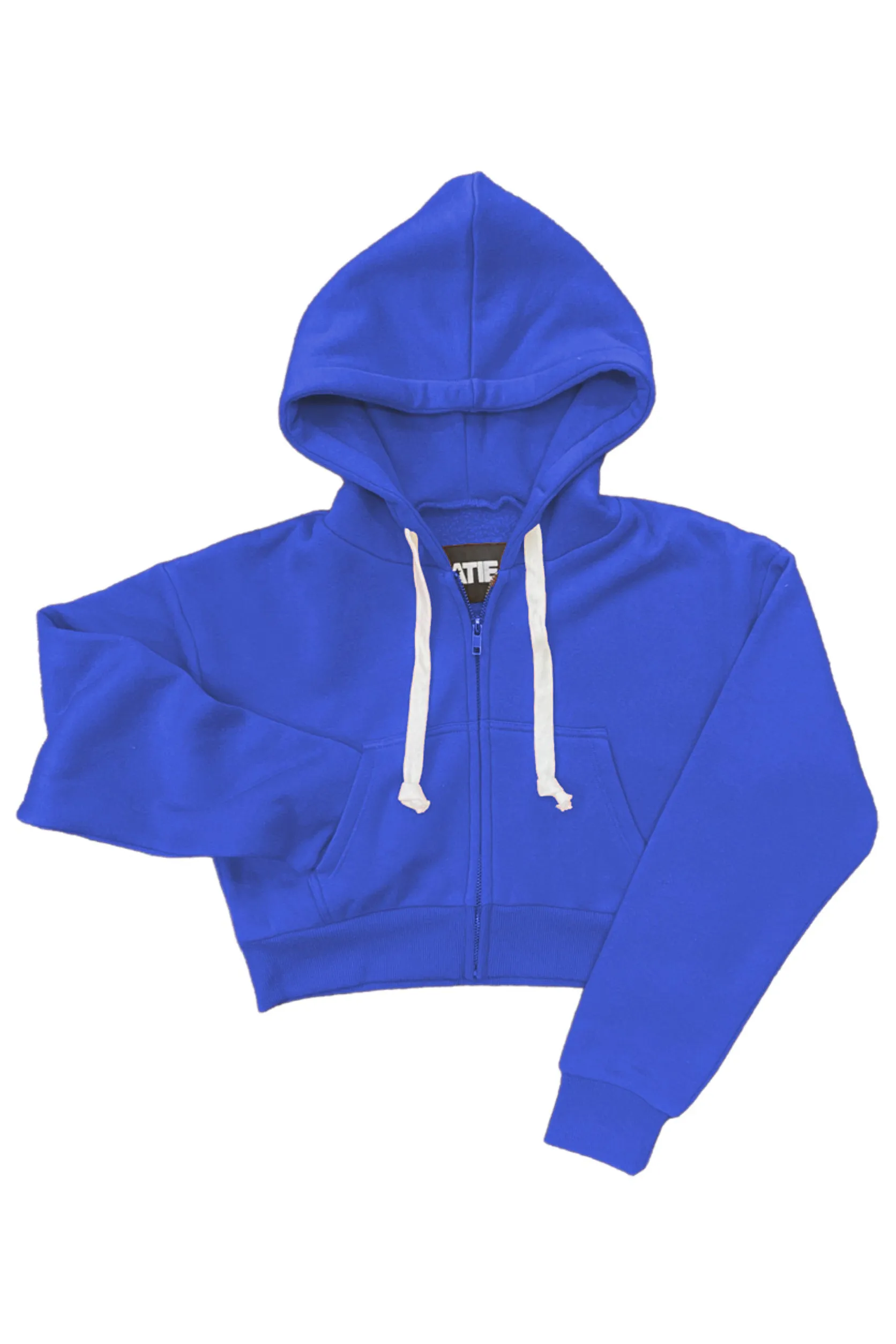 JUNIOR DYLAN ZIP CROP HOODIE- FINAL SALE