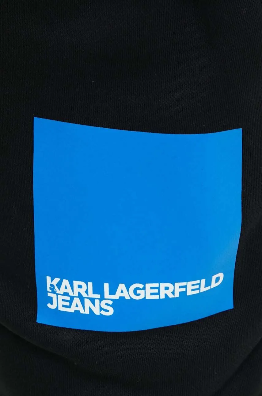 Karl Lagerfeld Relaxed Fit Track Pants | Black