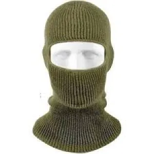 Knit Balaclava -Black