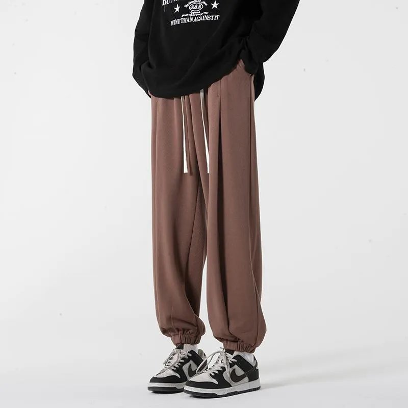 Knitted Casual Tapered Sports Loose Fit Sweatpant