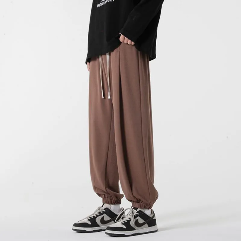 Knitted Casual Tapered Sports Loose Fit Sweatpant