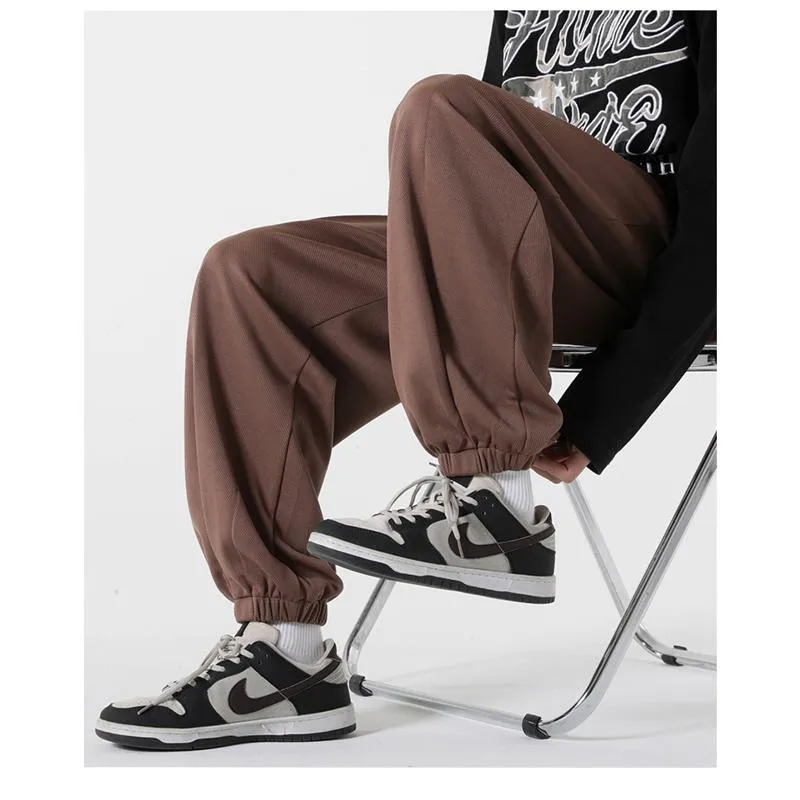 Knitted Casual Tapered Sports Loose Fit Sweatpant