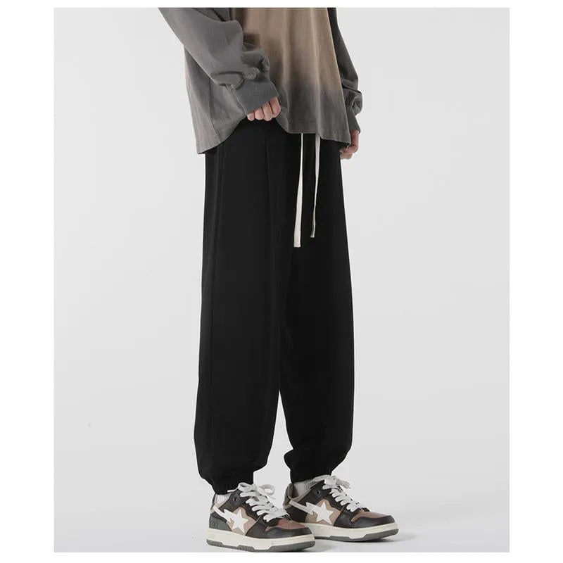 Knitted Casual Tapered Sports Loose Fit Sweatpant