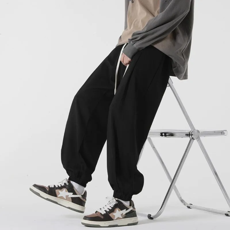 Knitted Casual Tapered Sports Loose Fit Sweatpant