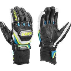 Leki World Cup Ti S Speed System Black/Cyan Gloves