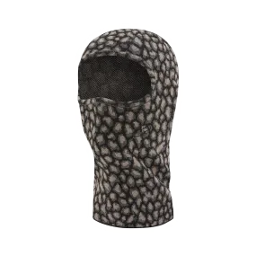 LEOPARD JACQUARD KNIT BALACLAVA [BLACK]