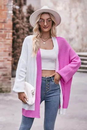 Longline Shoulder Dropped Cardigan