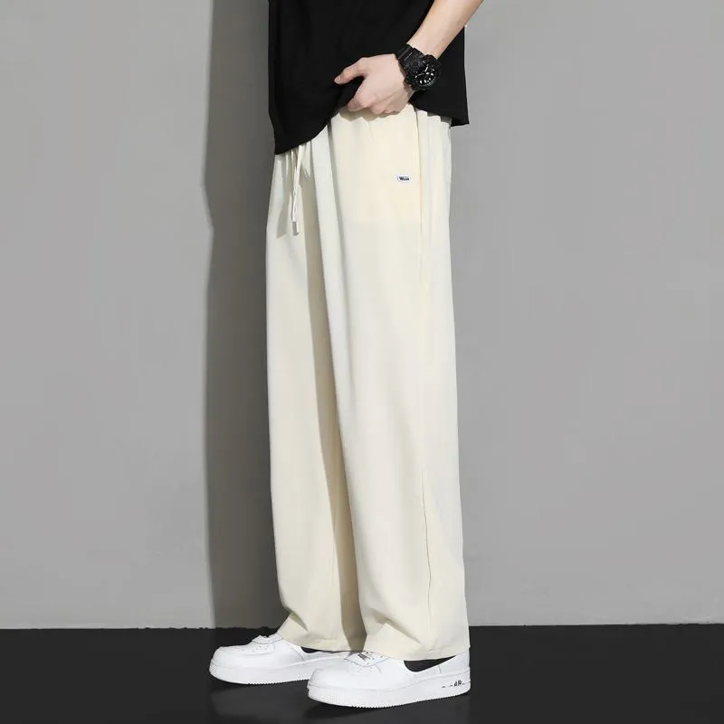 Loose Fit Beaded Embroidery Knitted Straight Leg Sweatpant