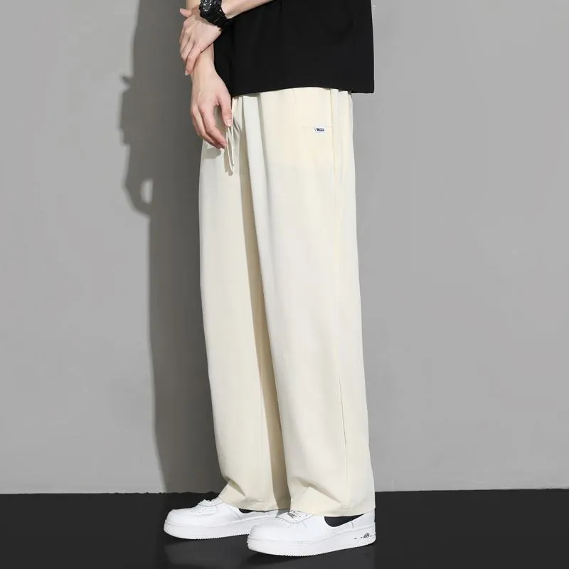 Loose Fit Beaded Embroidery Knitted Straight Leg Sweatpant