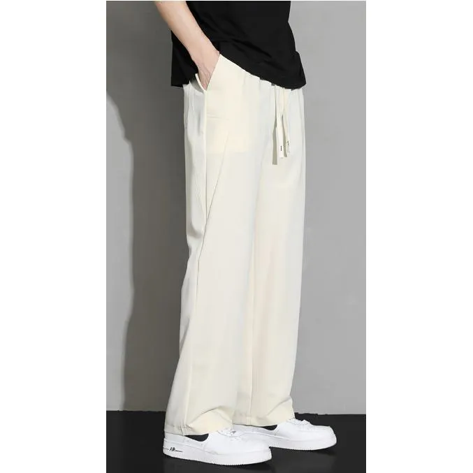 Loose Fit Beaded Embroidery Knitted Straight Leg Sweatpant