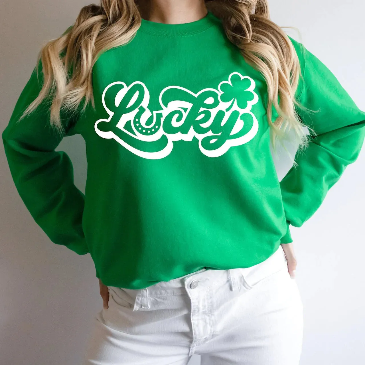 Lucky T Shirt or Sweatshirt, Unisex Tee Shirt, Irish Tee Shirt, Mom shirt