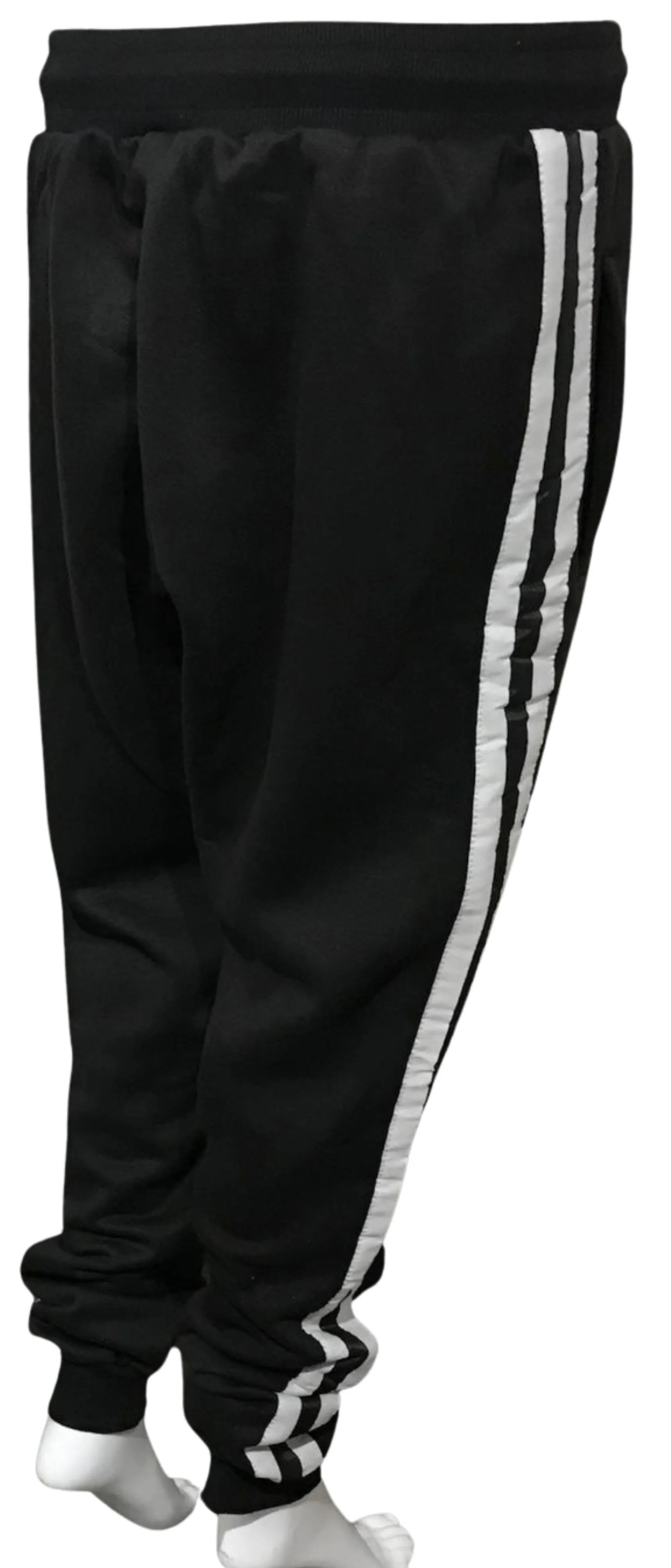 ^LUXURY^ (BLACK) ITALIAN EMBROIDERED JOGGER SWEATPANTS