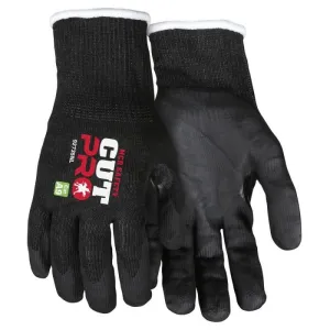 MCR Safety Cut Pro 92735N 15 Gauge Hypermax Shell, Touchscreen Friendly Work Gloves, Black, 1 Pair