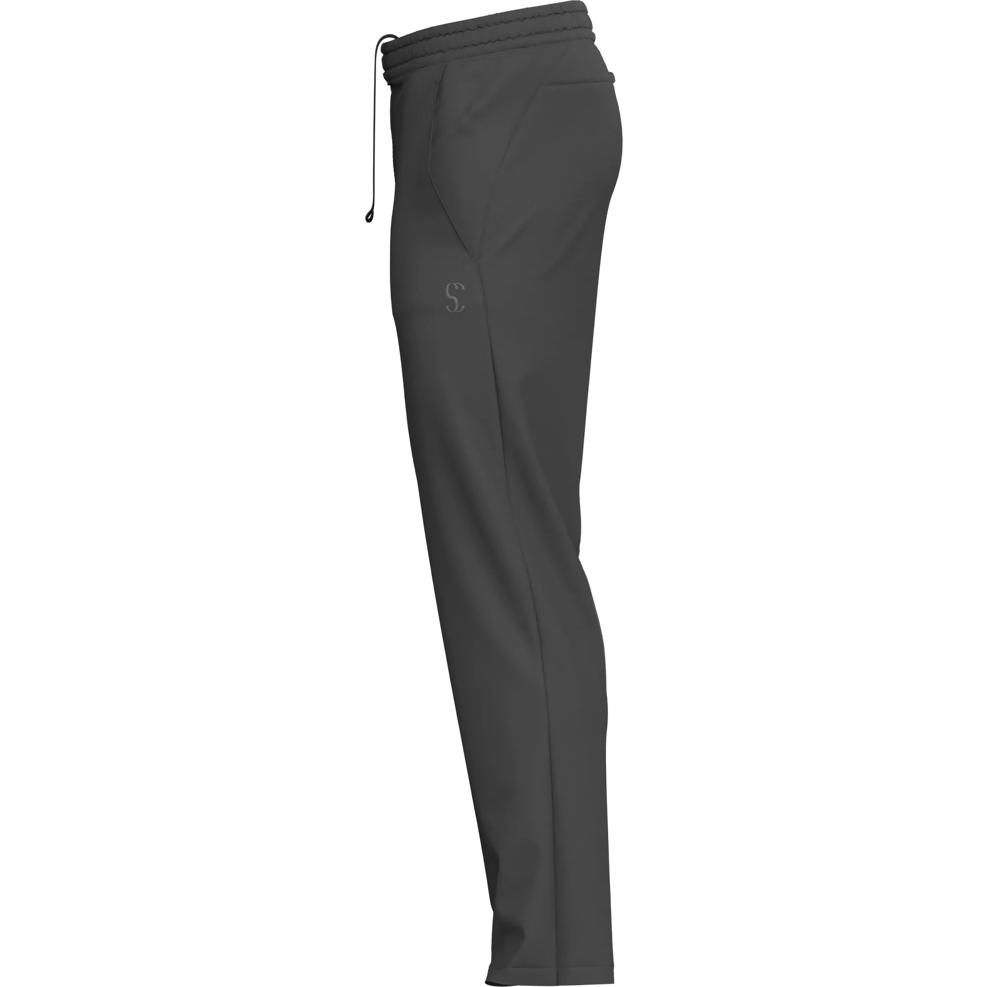 Men's Grey Poly Fleece Thermal Tracksuit Bottoms