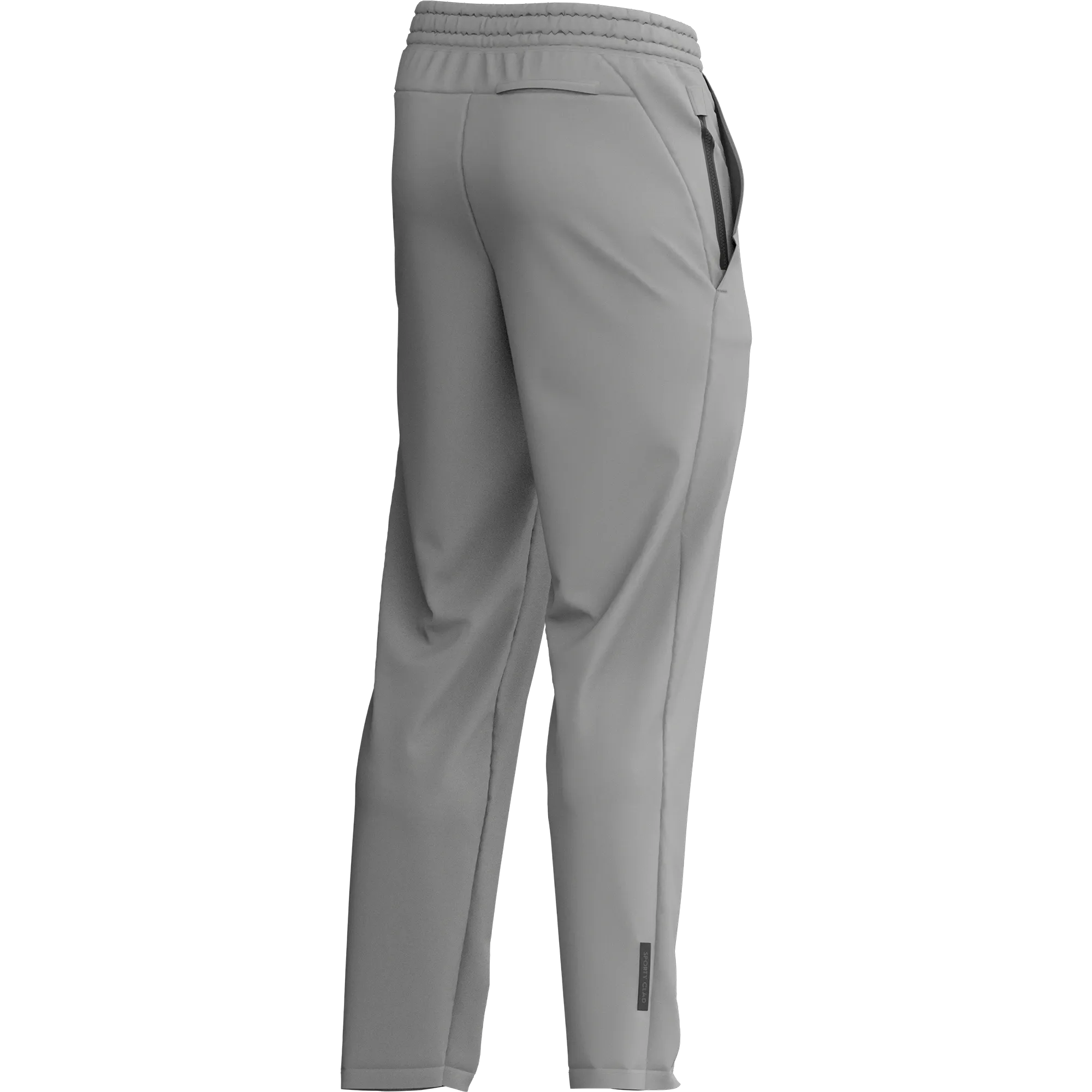 Men's Light Grey Poly Fleece Thermal Tracksuit Bottoms