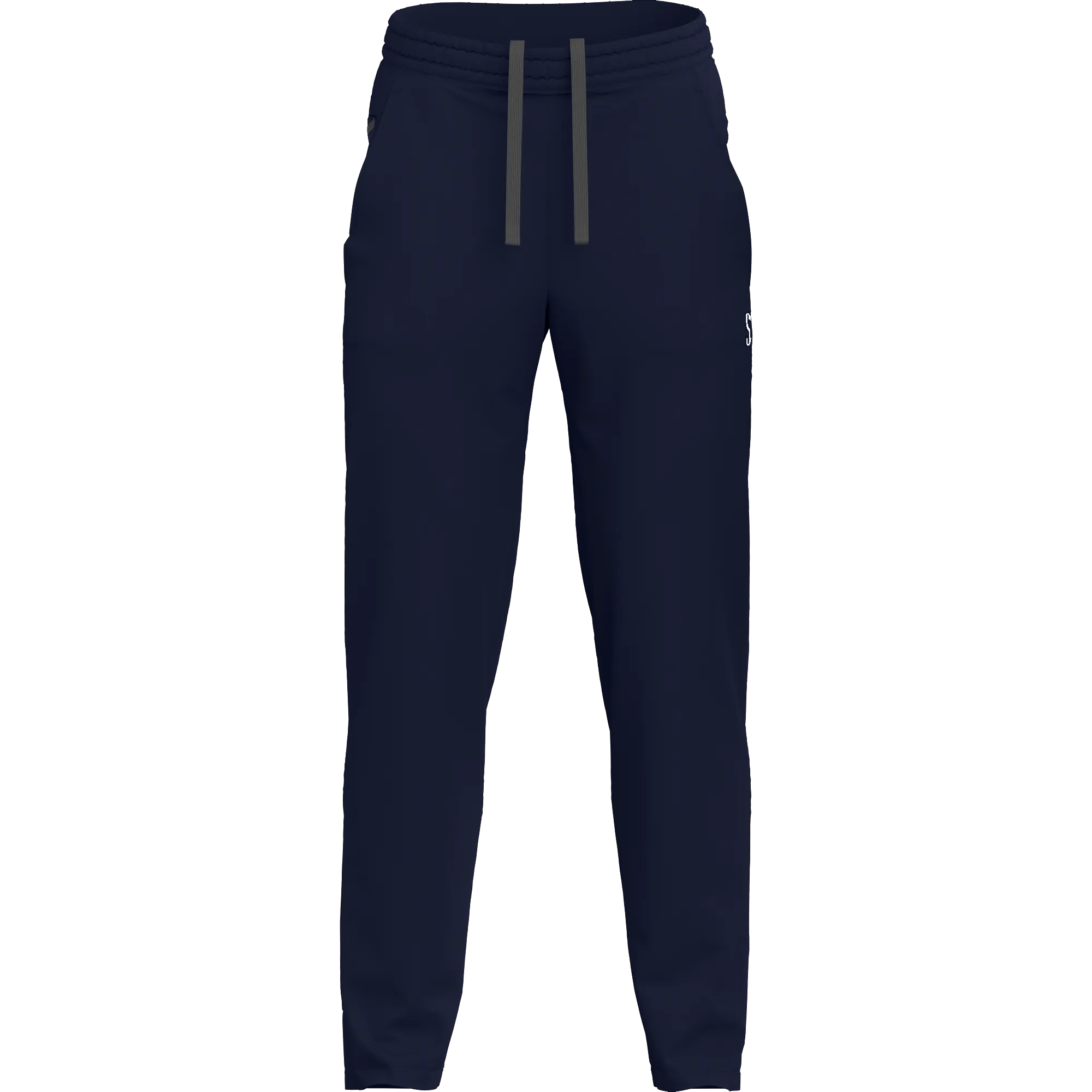 Men's Navy Blue Cotton Fleece Thermal Sweatpants