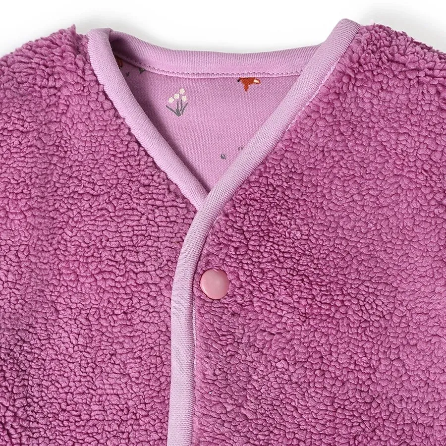 Misty Mulberry Reversible Jacket Pink