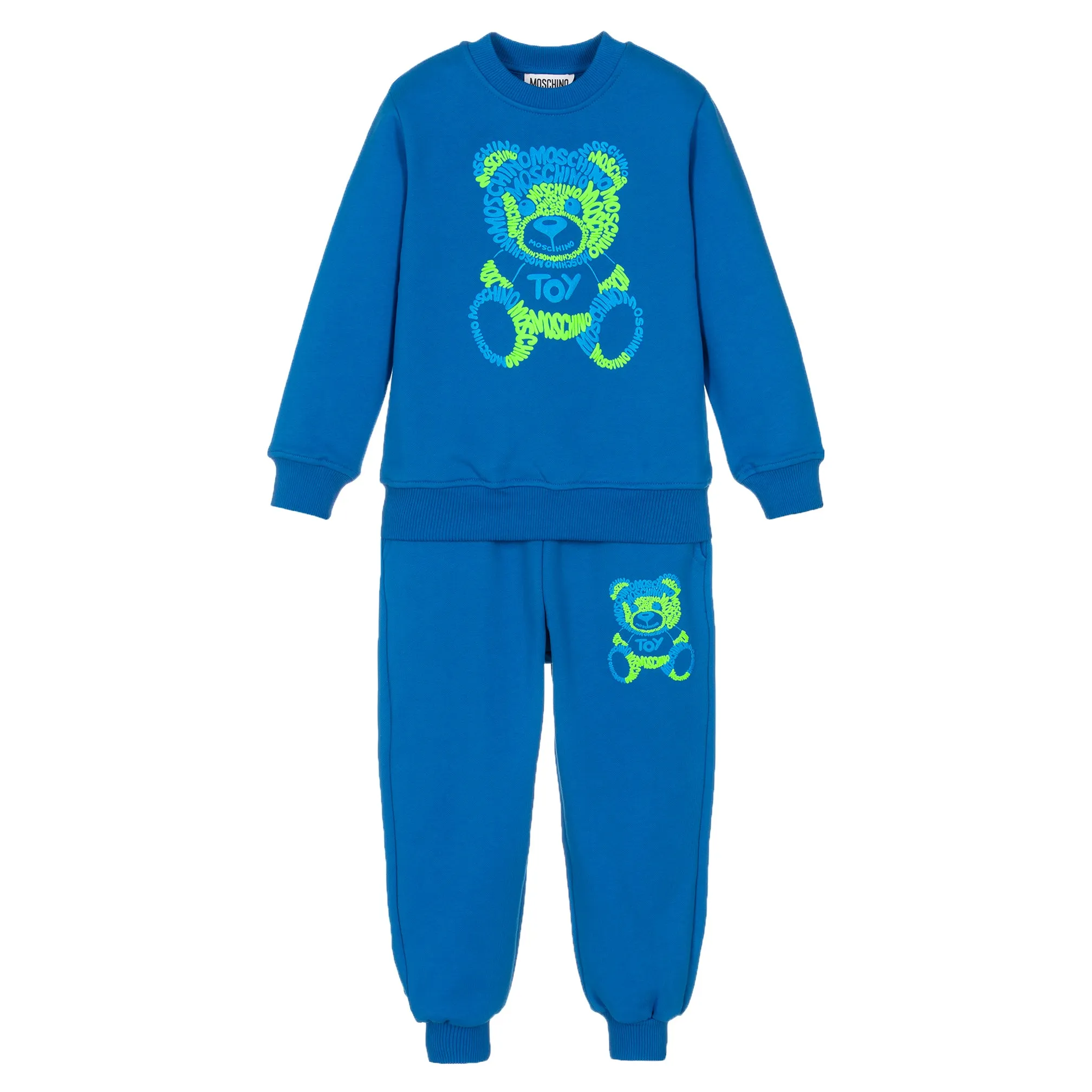 Moschino Blue Sweat Ensemble