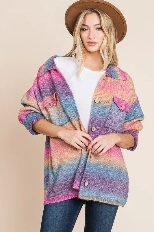 Multi Colored Knit Sweater