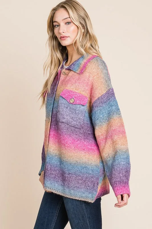 Multi Colored Knit Sweater