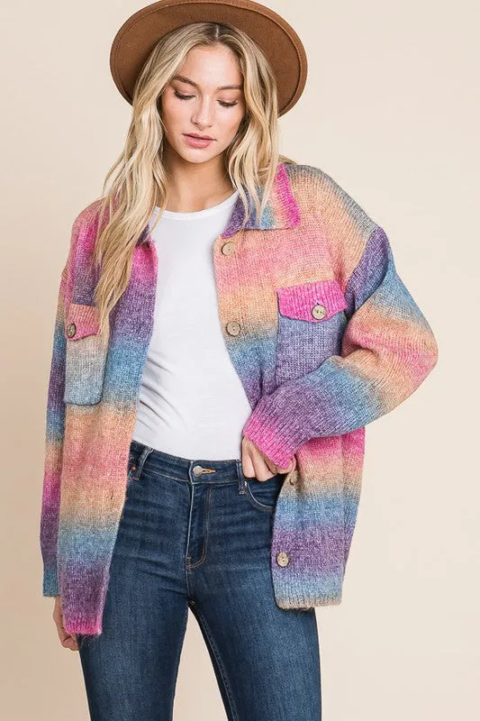 Multi Colored Knit Sweater