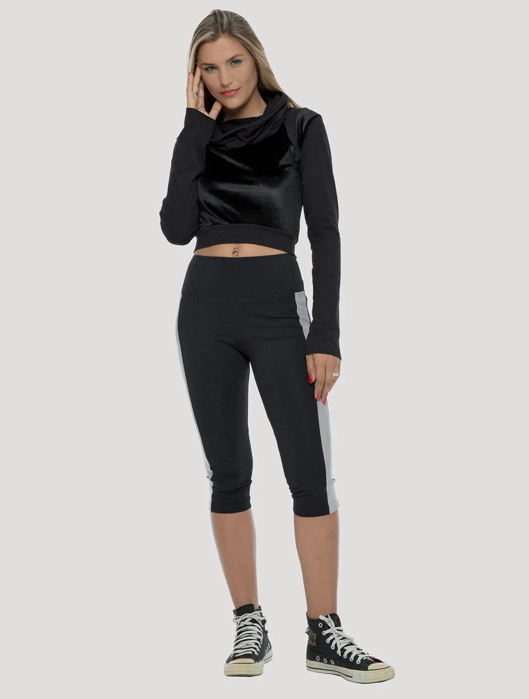 Nala Long Sleeves Crop Top