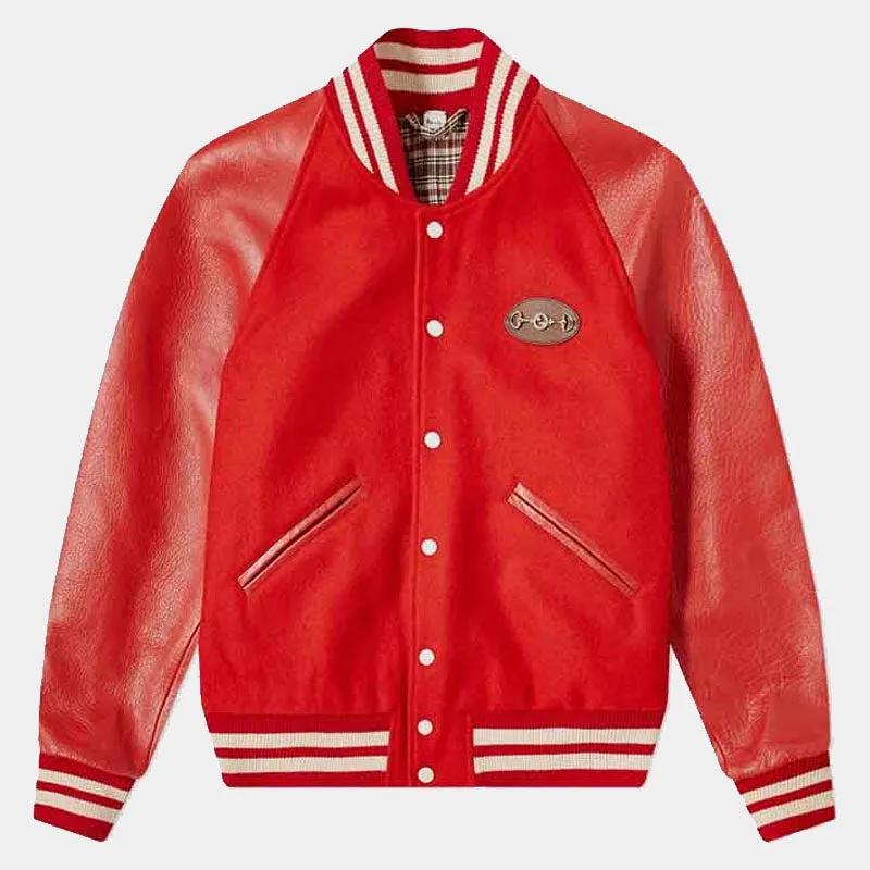 New Best Genuine High Wool Body Leather Varsity Letterman Jacket