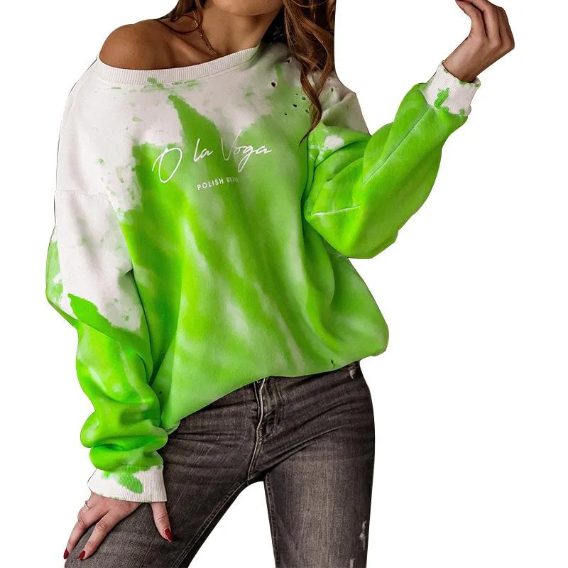 New Dyed Round Neck Women Hoodies