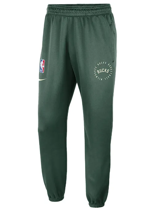 Nike On-Court Showtime 2024-25 Fir Milwaukee Bucks Jogger Sweatpants