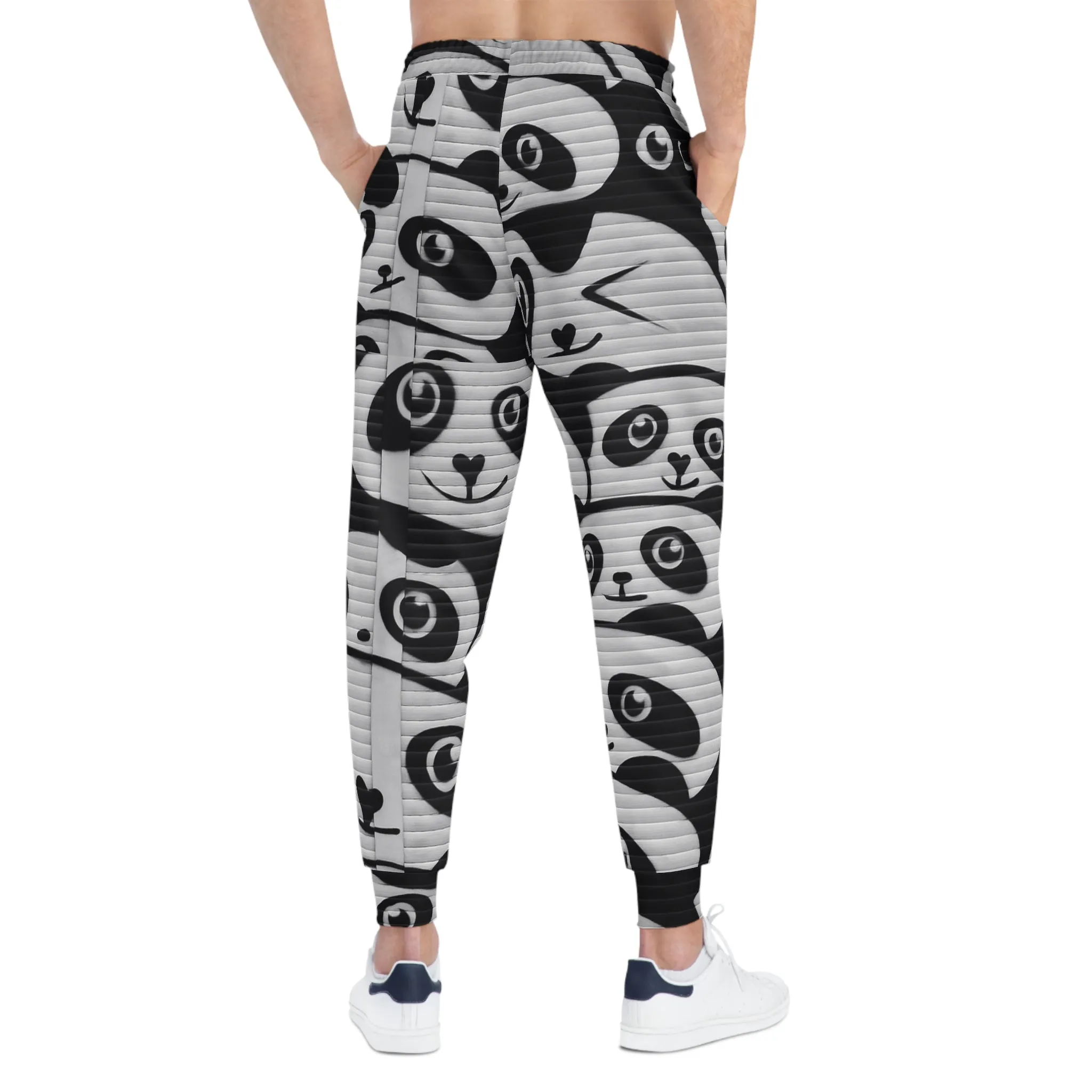 NLB VINTAGE "D&FWF" Panda Athletic Joggers