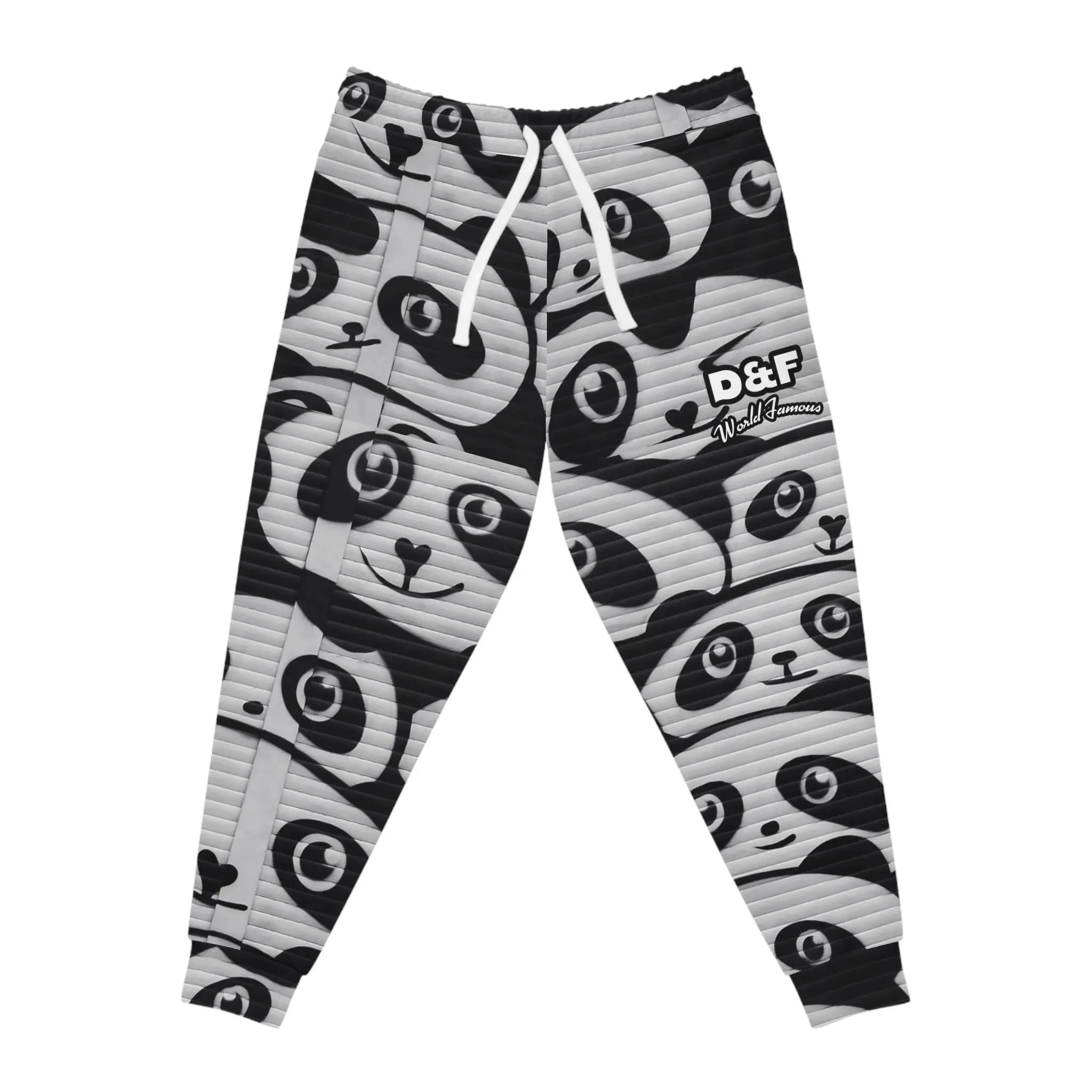 NLB VINTAGE "D&FWF" Panda Athletic Joggers