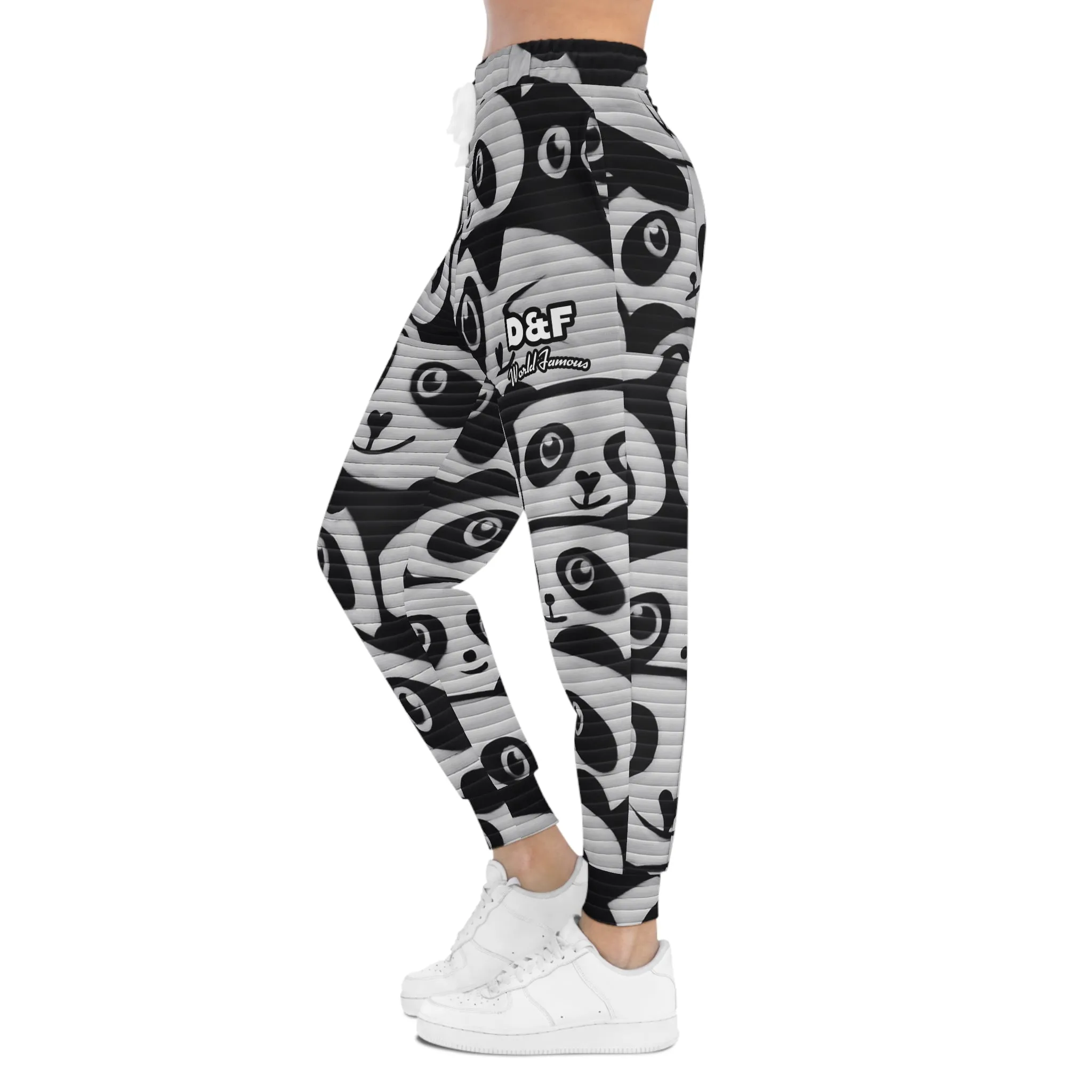 NLB VINTAGE "D&FWF" Panda Athletic Joggers