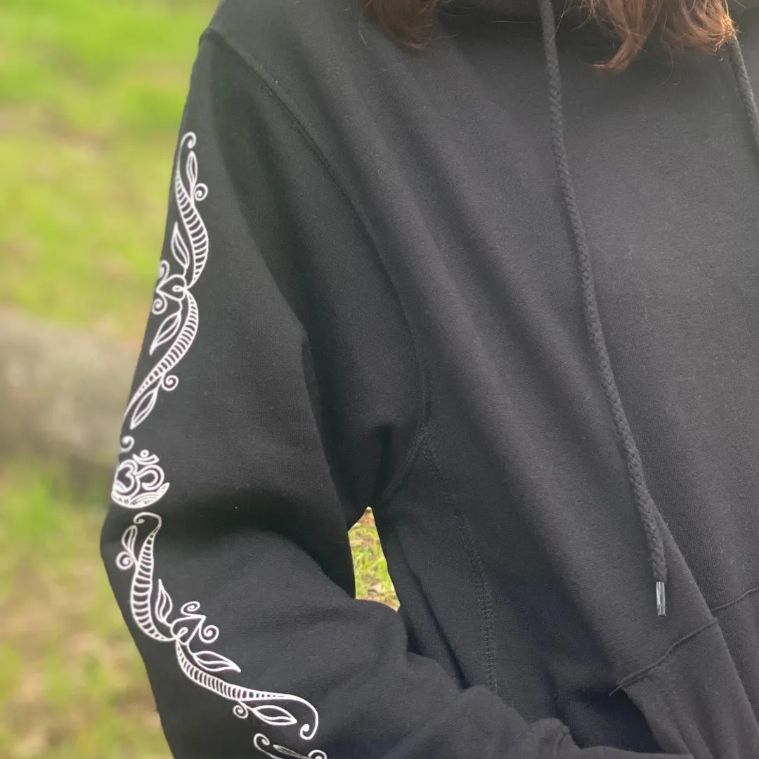 Om Henna Sleeve Hoodie