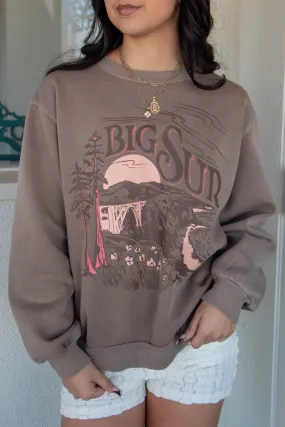 Oversized Crew Graphic Sweatshirt