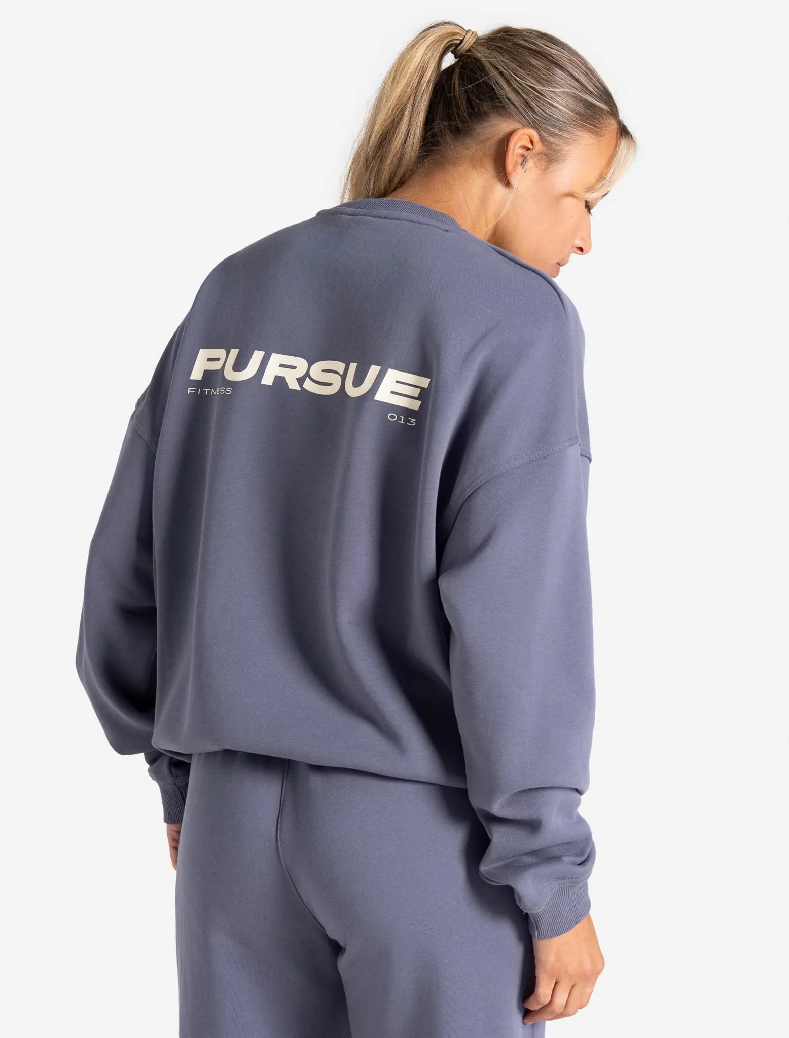 Oversized Sweatshirt - Blue Dusk