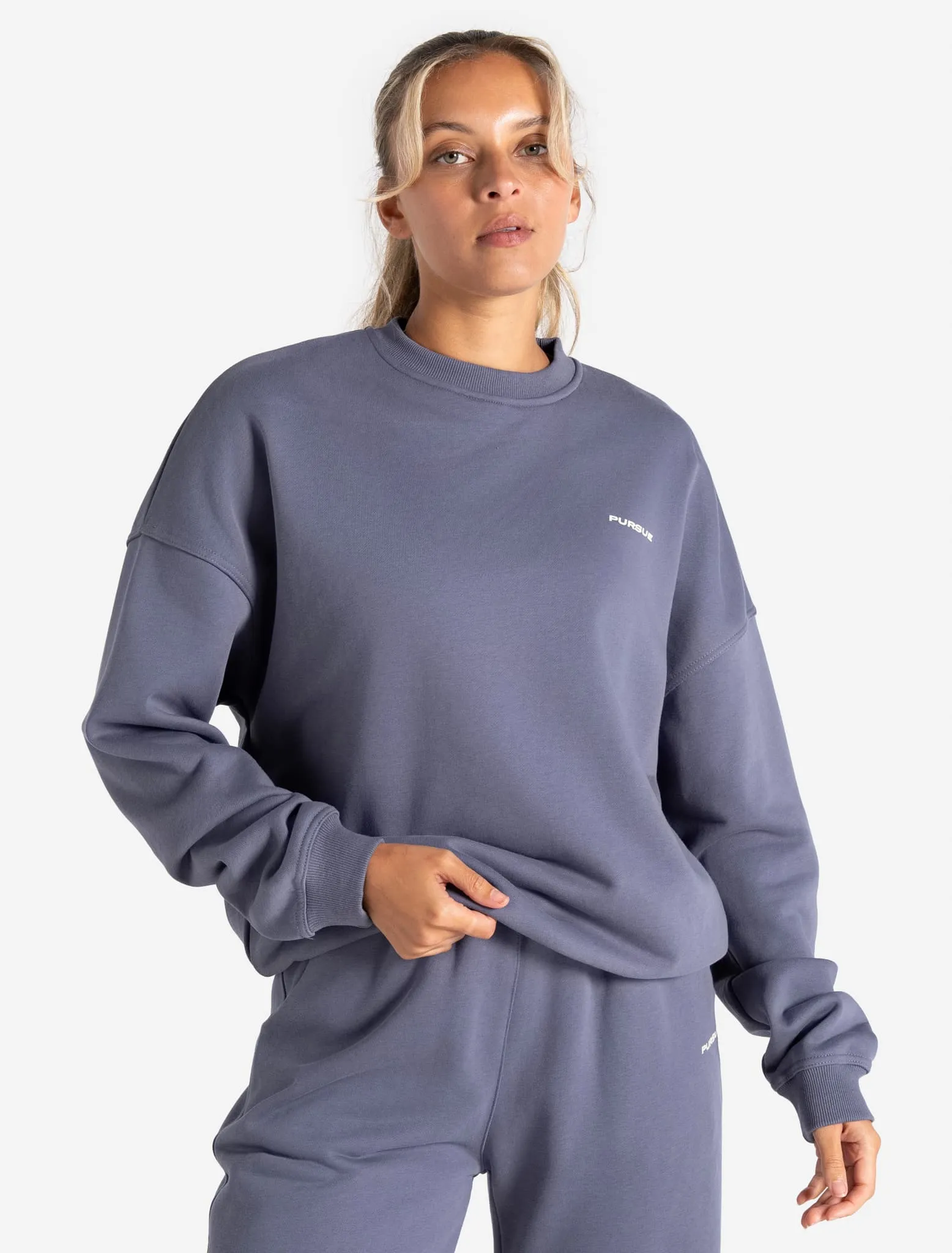 Oversized Sweatshirt - Blue Dusk