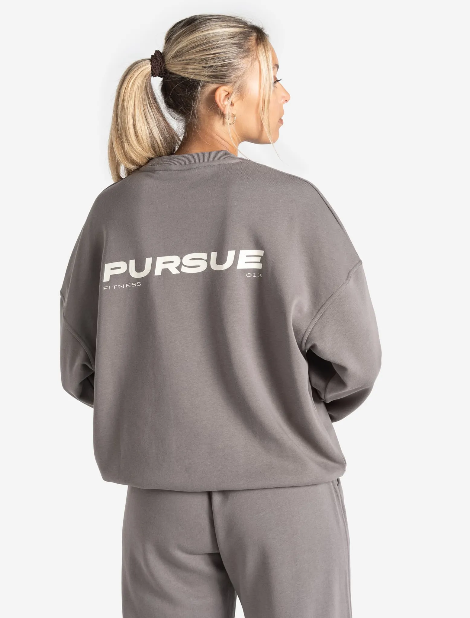 Oversized Sweatshirt - Mushroom Grey