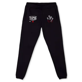 PAINSUFFNAILSPANT Black Sweatpants.